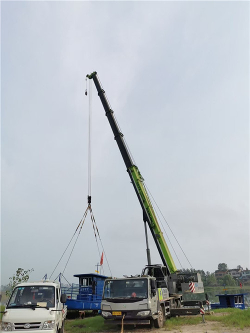 资溪县桥梁建设吊装案例